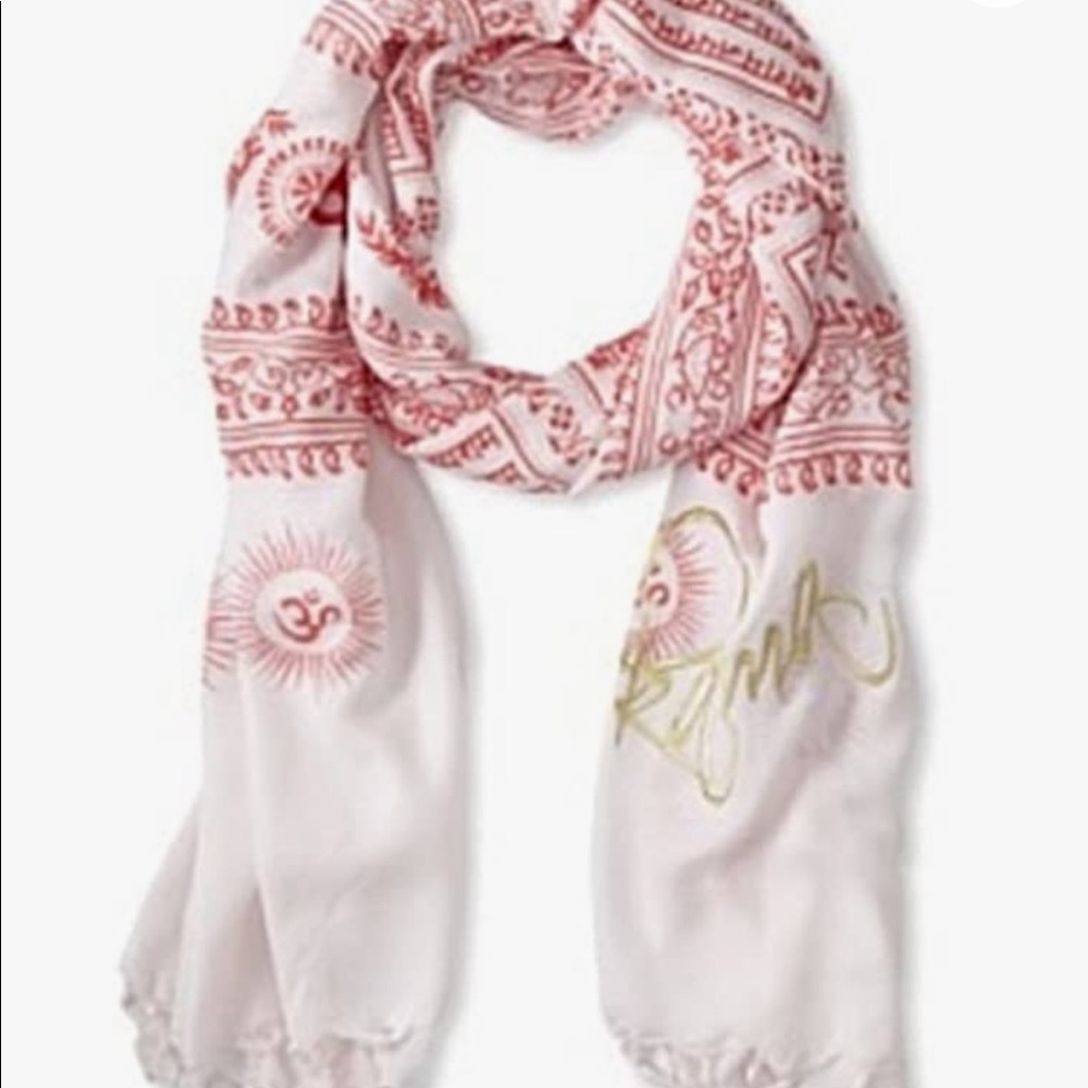 Sir Alistair Rai Karma Scarf White & Red